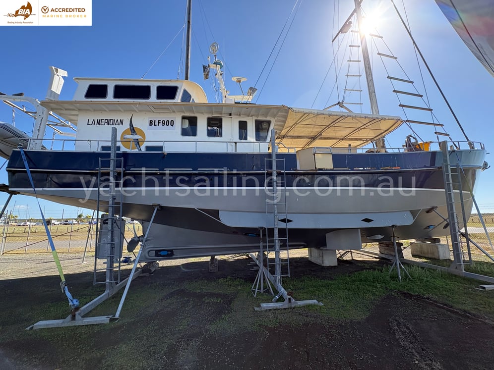 La Meridian Motor Sailer Expedition Yachtsailing.com.au Ph 041389253146